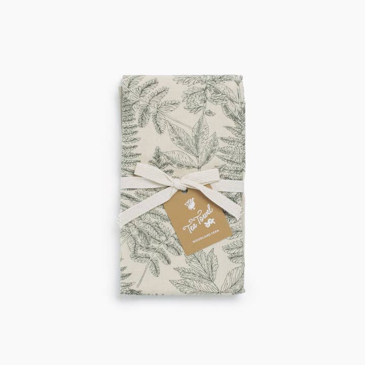 Flowerie - Wholesale Tea Towel - Homebody Tea Towel | Woodland Fern1