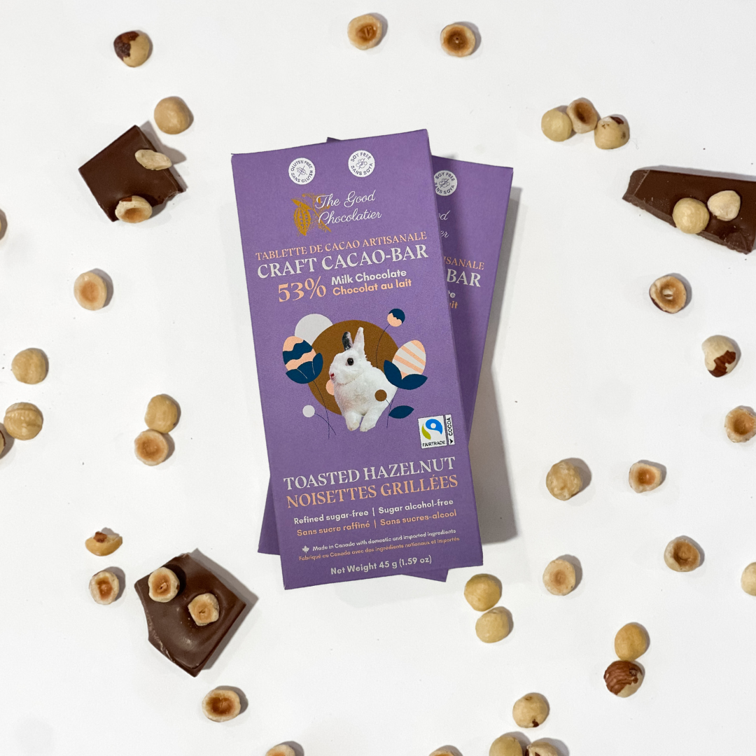 The GOOD Chocolatier - Venta al por mayor Chocolate - CASE Avellana tostada 50%  1