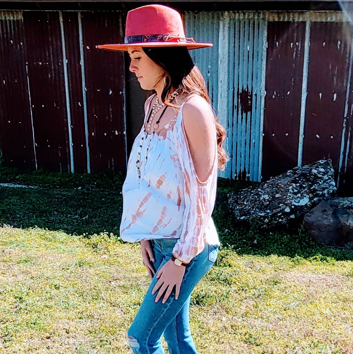 The Jewelry Junkie - Wholesale Cuff Bracelet - White Turquoise Chunk on Narrow Leather Cuff 005Y1