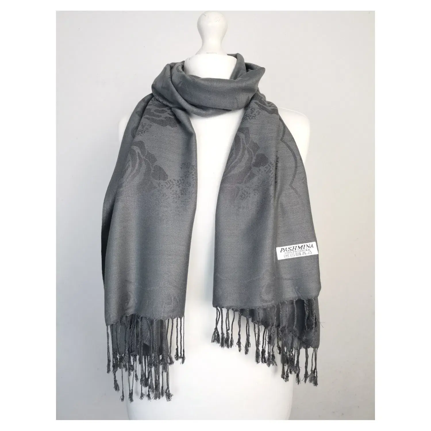 Superbia - Wholesale Scarf - Women's - Super Soft Reversible Pashmina Scarf /Shawl -Roses 18811