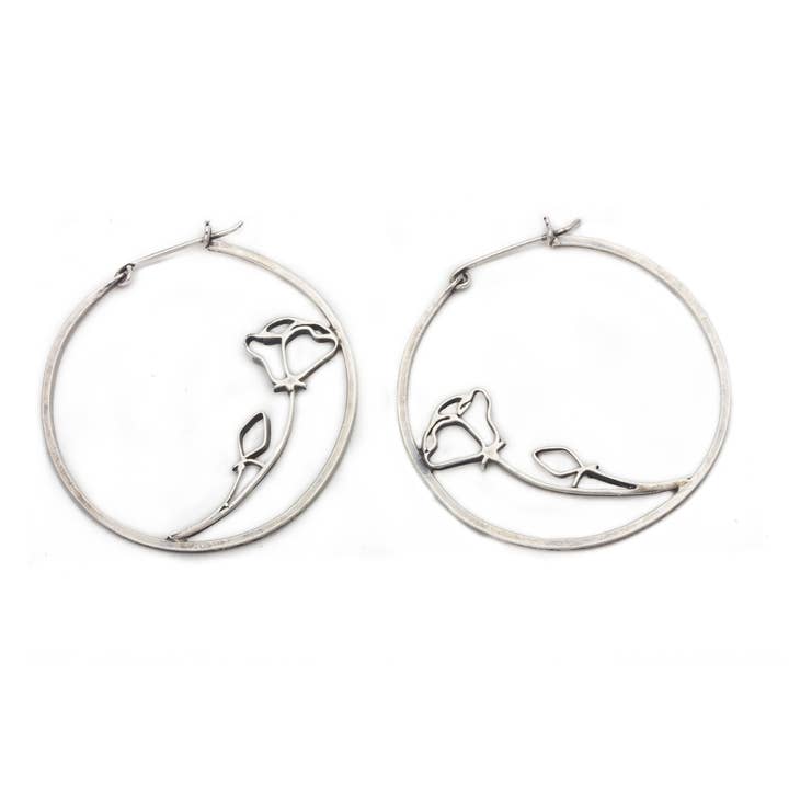 Poppy Hoops for wholesale by Jivita