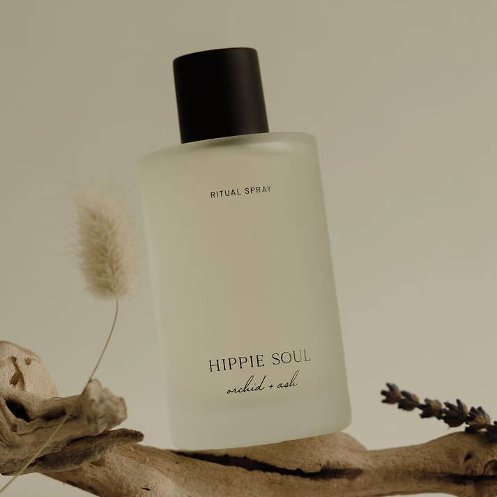 Orchid + Ash - Wholesale Room & Linen Spray - Warm Citrus + Tobacco | HIPPIE SOUL Natural Ritual Spray0
