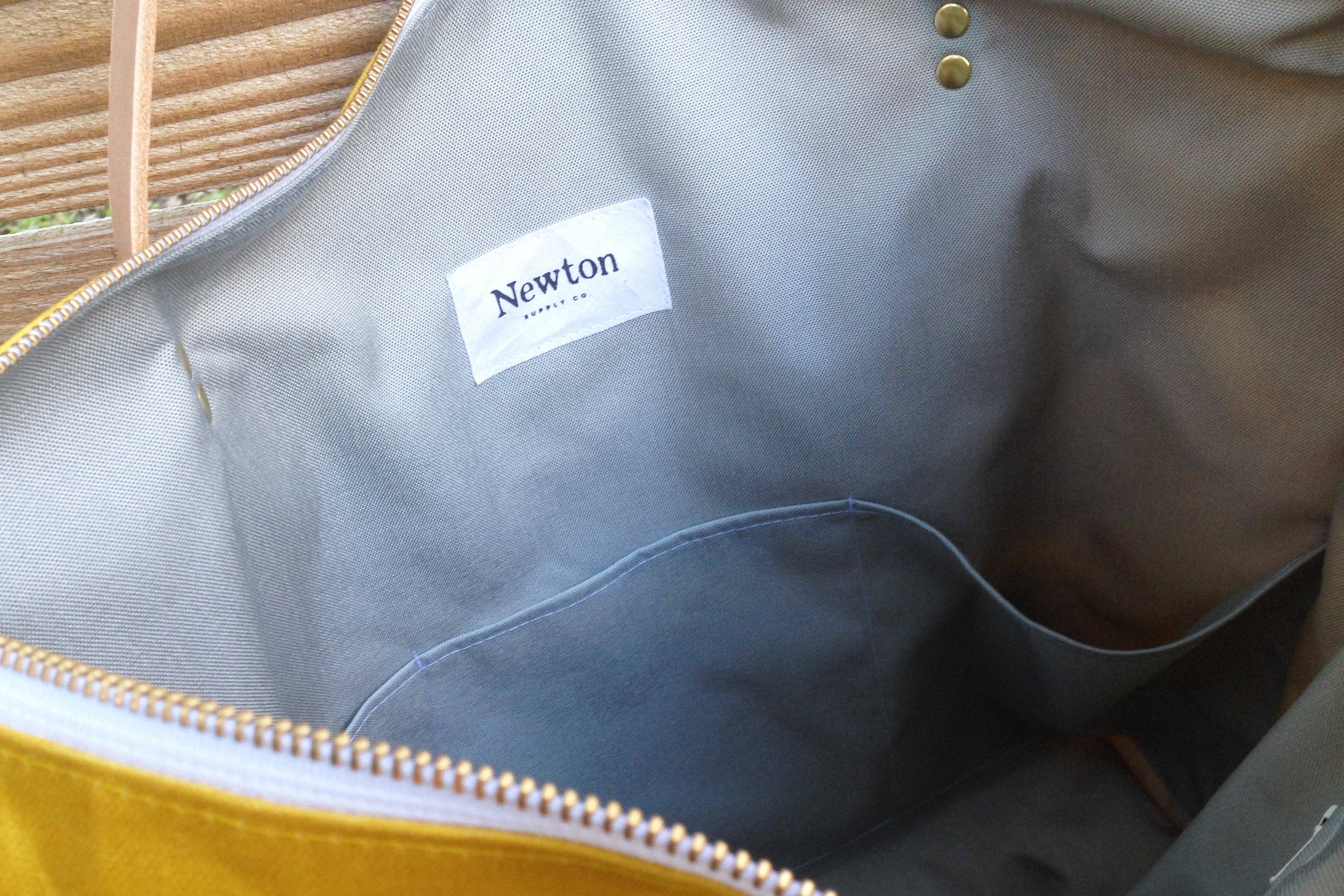 Newton Supply Co - Vente Tote bag – femme - tote zippé en toile cirée8