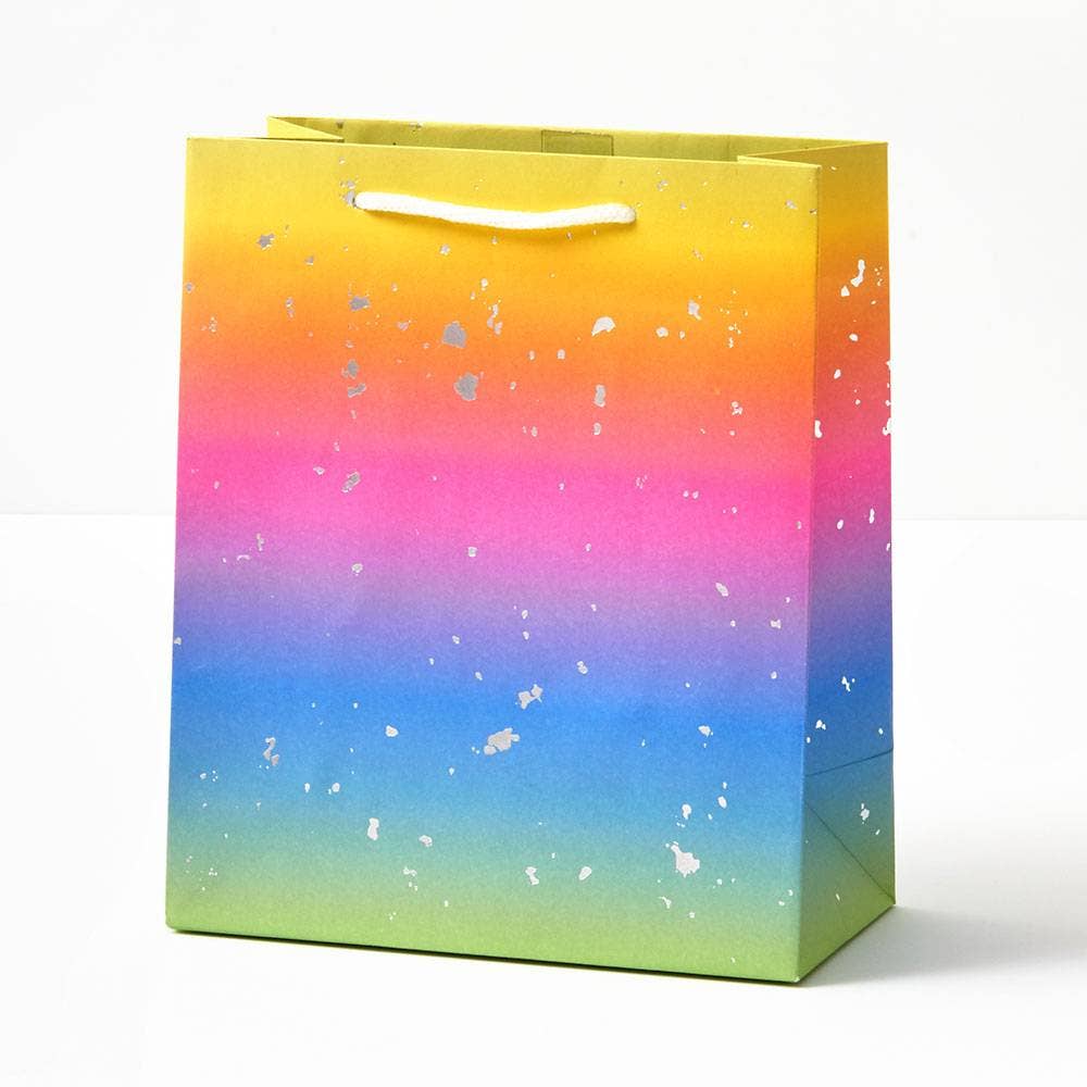 Paper Source Wholesale - Wholesale Gift Bag - Ombre Rainbow Fleck Gift Bag3