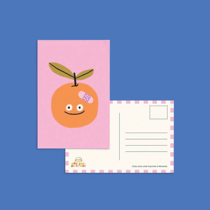 Carte postale 'Mlle Clémentine' for wholesale by Anne-Julie Dudemaine