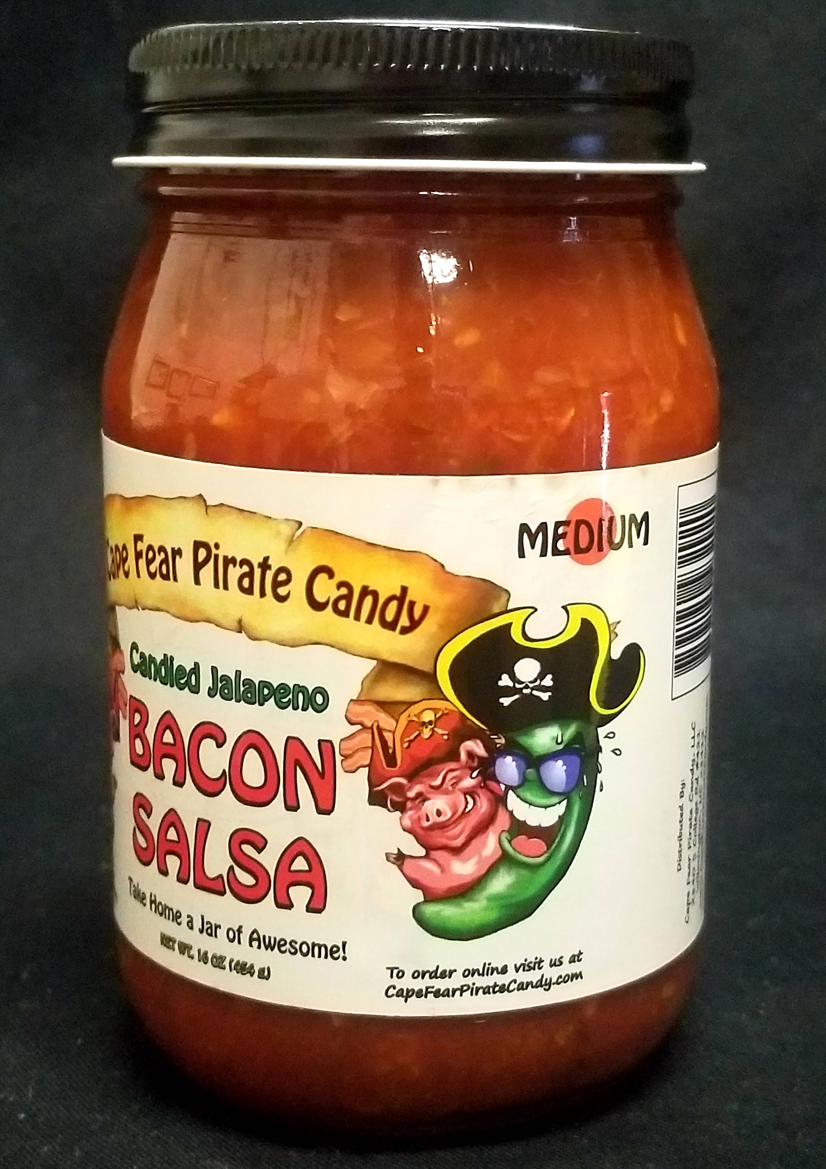 Cape Fear Pirate Candy, LLC - Wholesale Salsa - Candied Jalapeno Bacon Salsa2