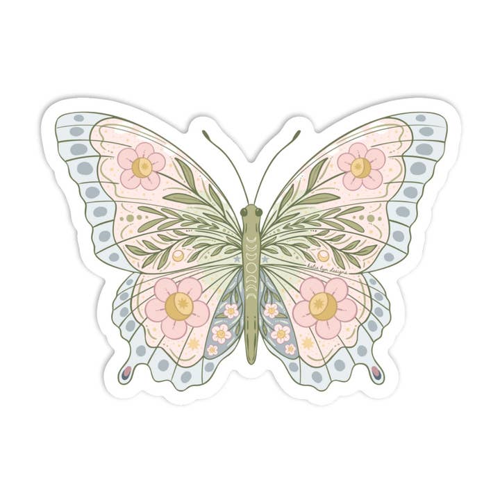 4" Magic Butterflyut Die-Cut Sticker - Light for wholesale by The Simply Crafty Shop