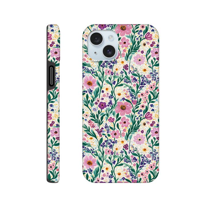 Apple - Coque de téléphone résistante - Pétales de prune de Patchy pour la vente par Hounds of Eden