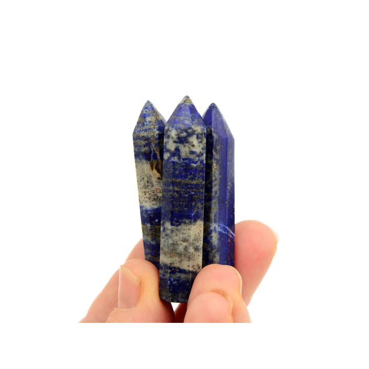 Kaia & Crystals - Wholesale Spiritual Stone/Crystal - Lapis Lazuli Point Crystal (50mm - 55mm)8