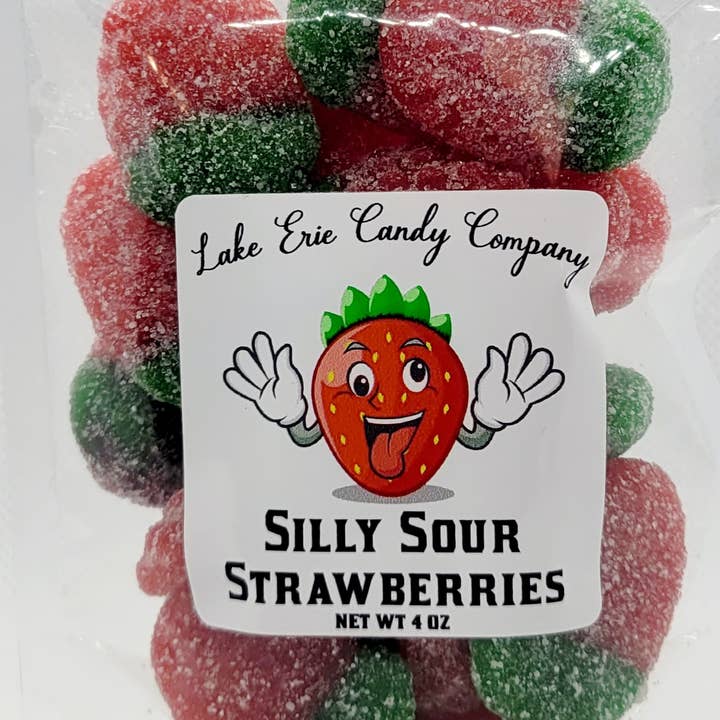 Lake Erie Candy Company - Wholesale Hard Candy - Silly Sour Strawberries