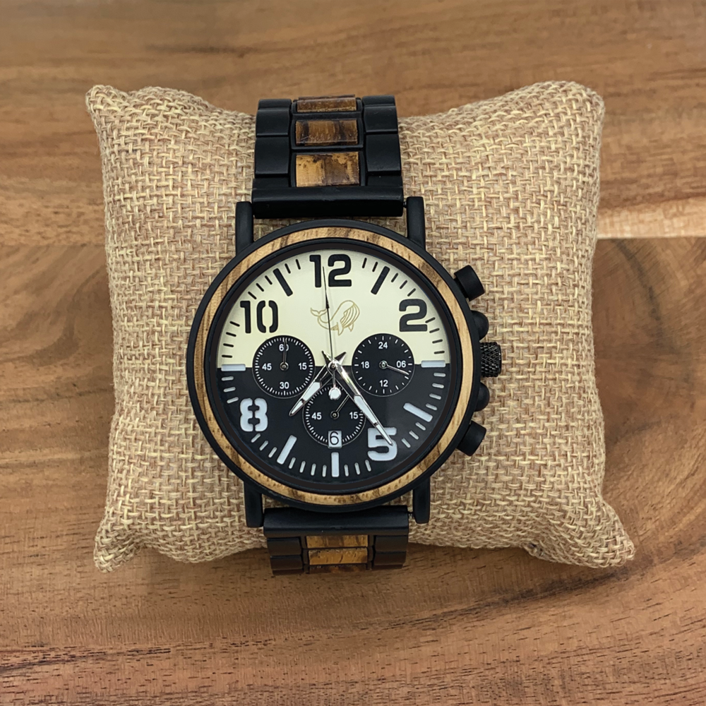 Oliver and the Sea - Wholesale Wrist Watch - Men's - Wood Watch w/Genuine Wood - the "Sailor"5