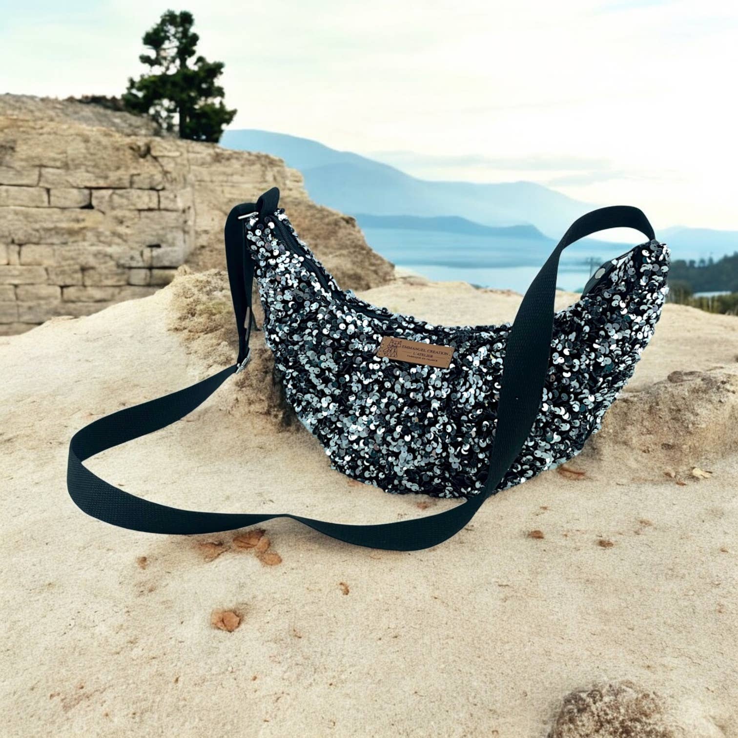 Emmanuel Création – wholesale Axelväska - Dam – Packa 7 väskor Léo S, "Sequin"4