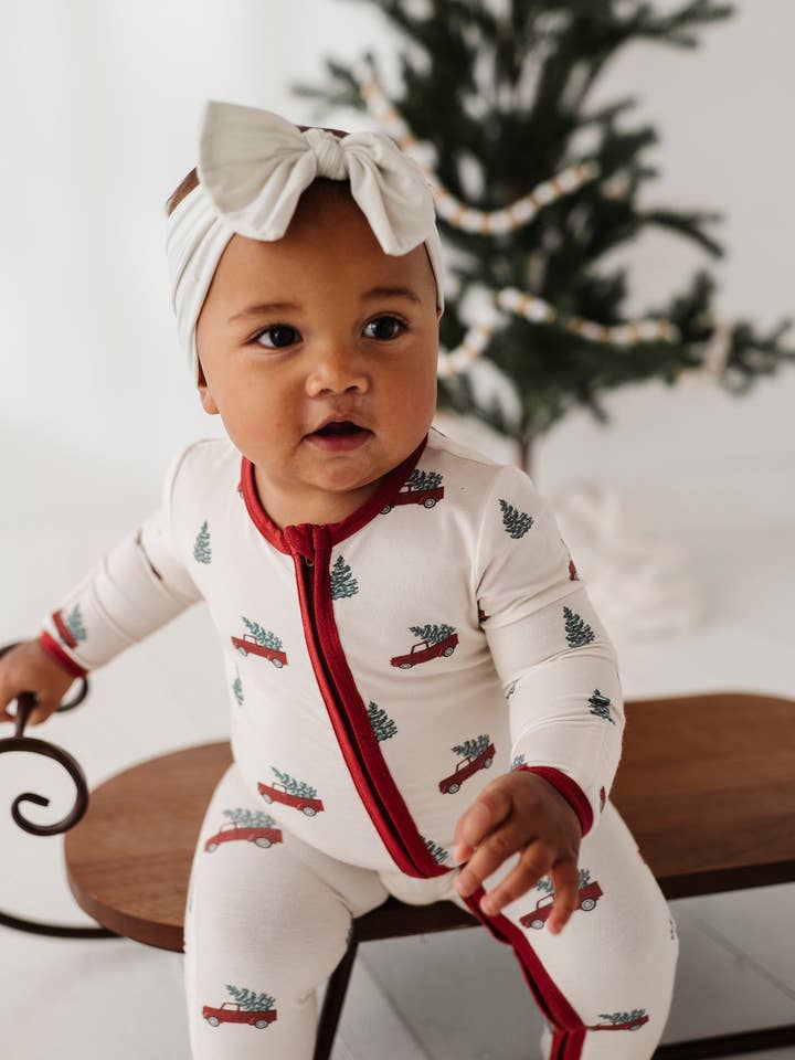 Footie Romper Christmas 2025 for wholesale by babysprouts clothing company