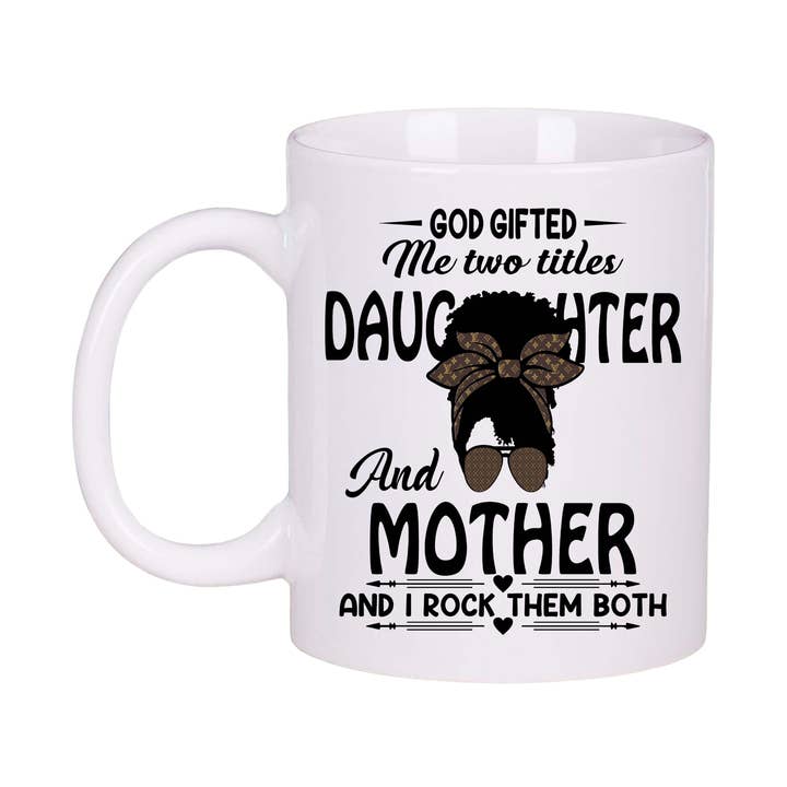 Conjunto de Canecas de Café e Chá para Apreciação da Mãe e da Filha no Aniversário e no Dia da Mãe por atacado de Inspire Me Positive