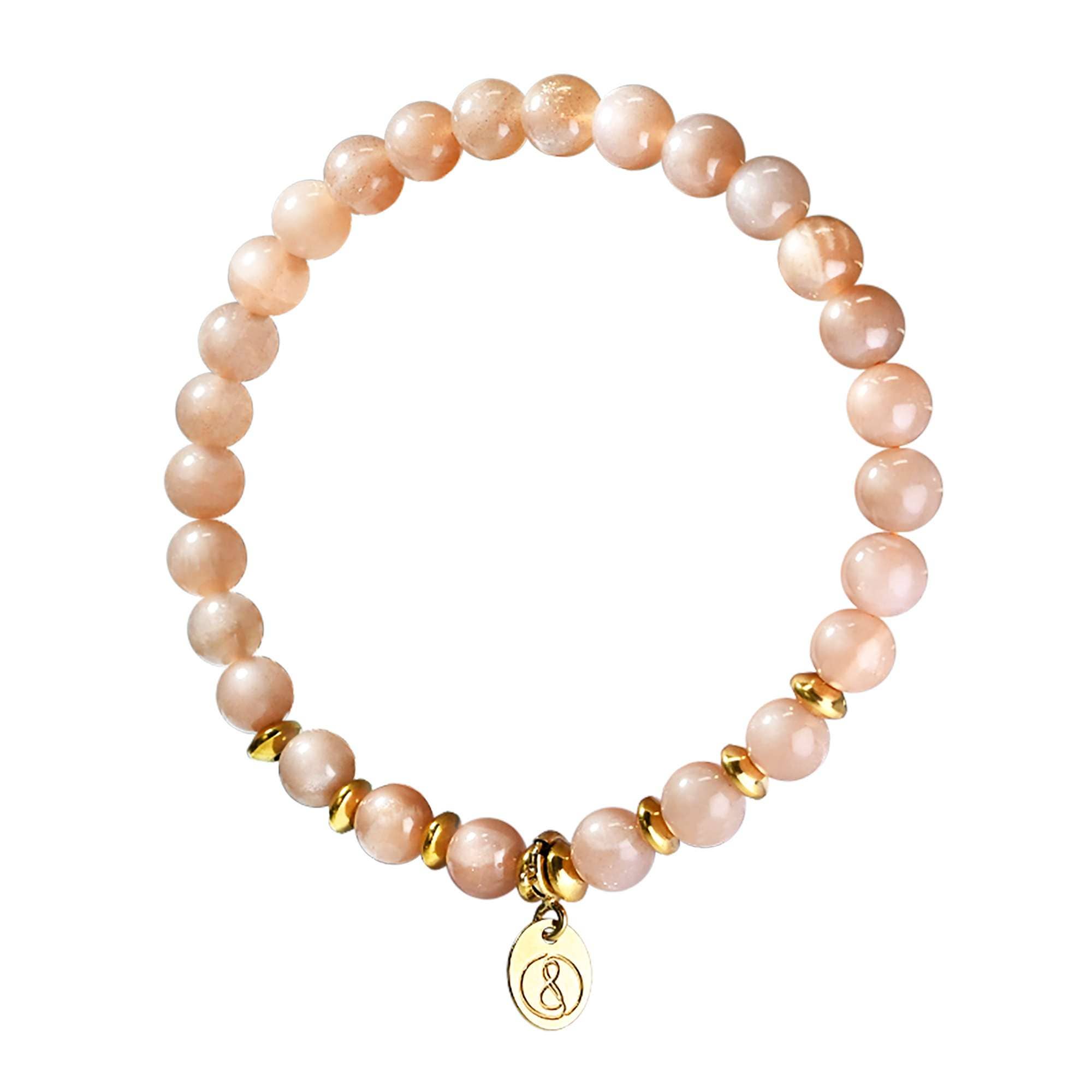 Irréversible - Wholesale Beaded Bracelet - Bracelet adulte pierre naturelle, or - pierre du soleil1