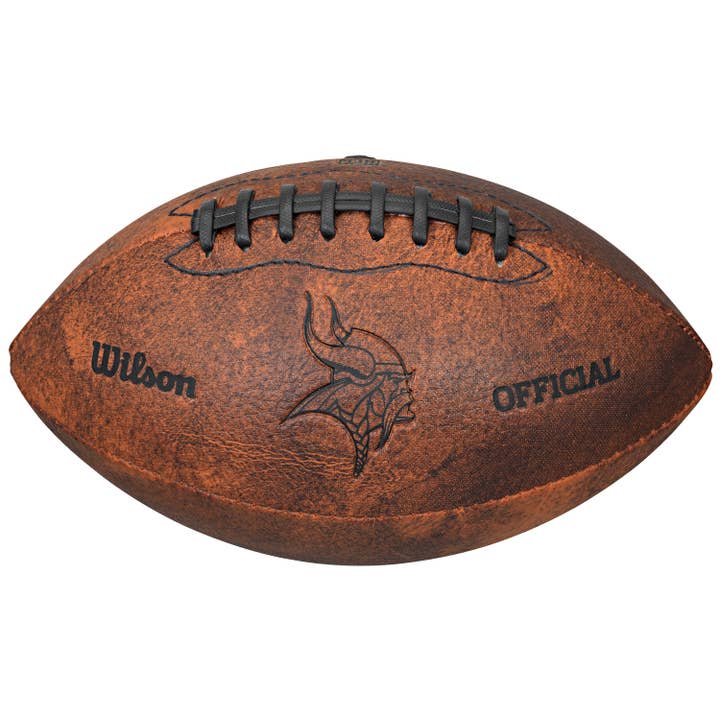 NFL Minnesota Vikings 9" Vintage Mini Football for wholesale by Gulf Coast Sales