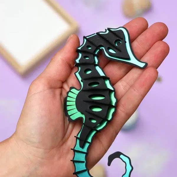 Papier Plume - Wholesale DIY Craft Kit - Paper Seahorse