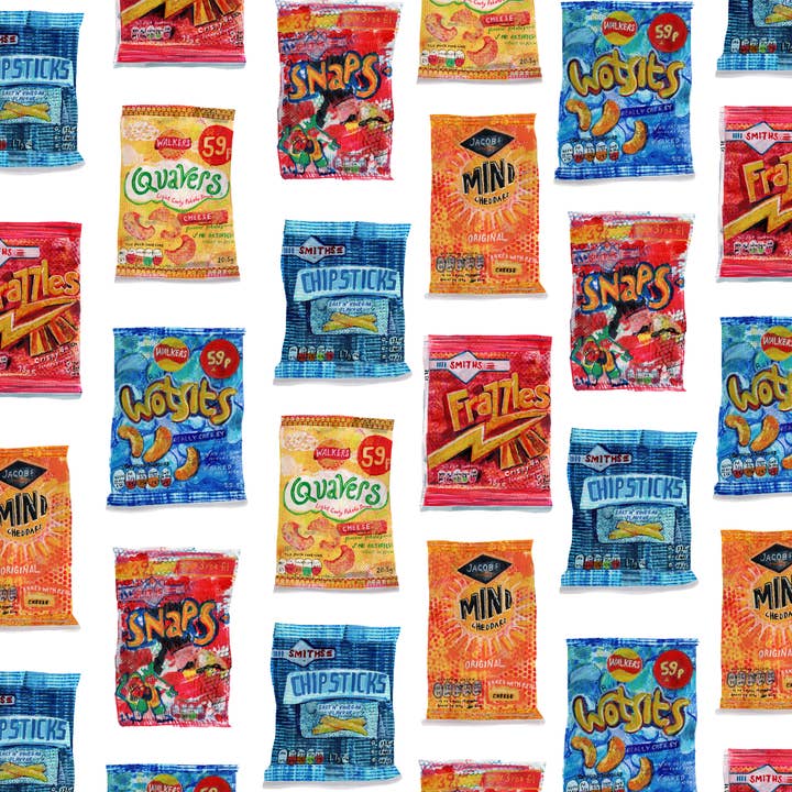 After Swim Snacks Organic Cotton Tea Towel for wholesale by Sarah Millin