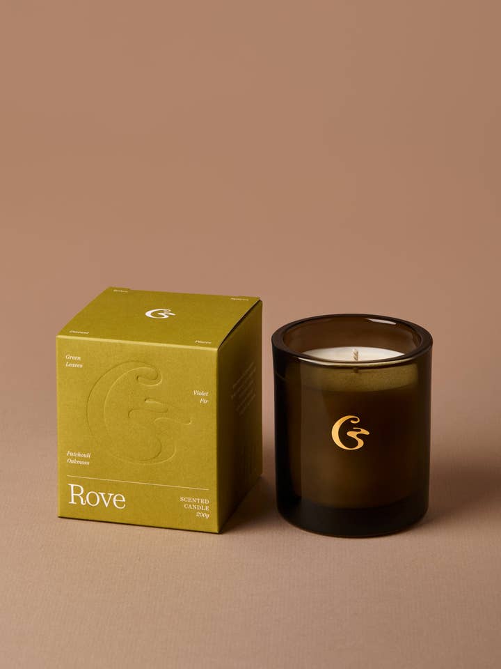 ROVE Duftlys - Grønne Blade og Jordagtige Skove for engroshandel hos Cedar