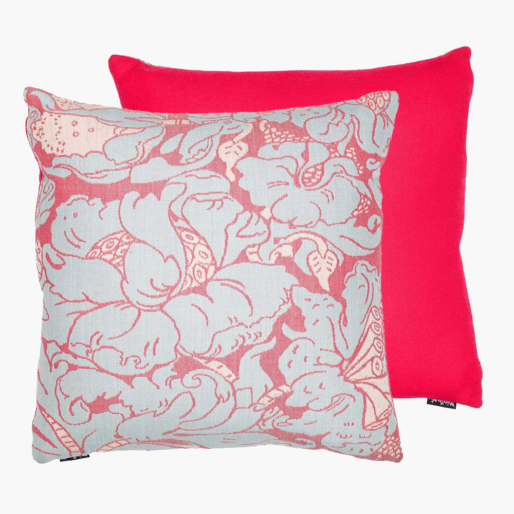 Kristiania Design - Wholesale Throw Blanket - Sølvroser, Putetrekk, Peon Bakside2