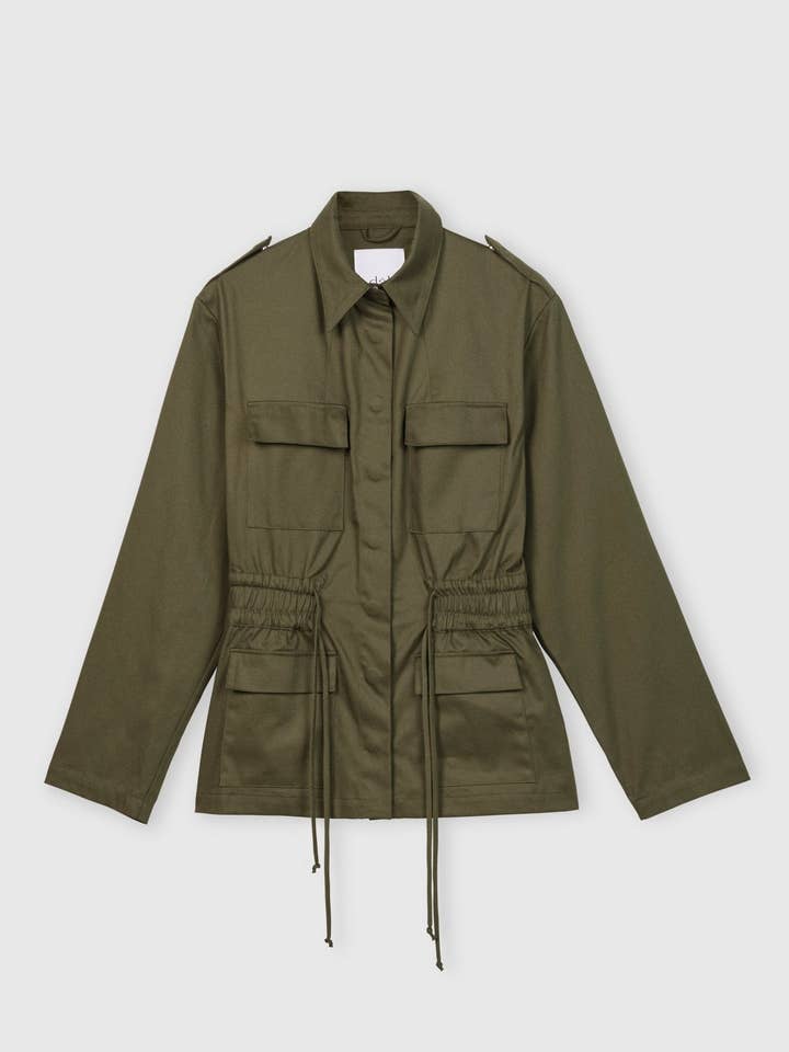 Canvas Cotton Utility Jacket for wholesale by Dāl the Label