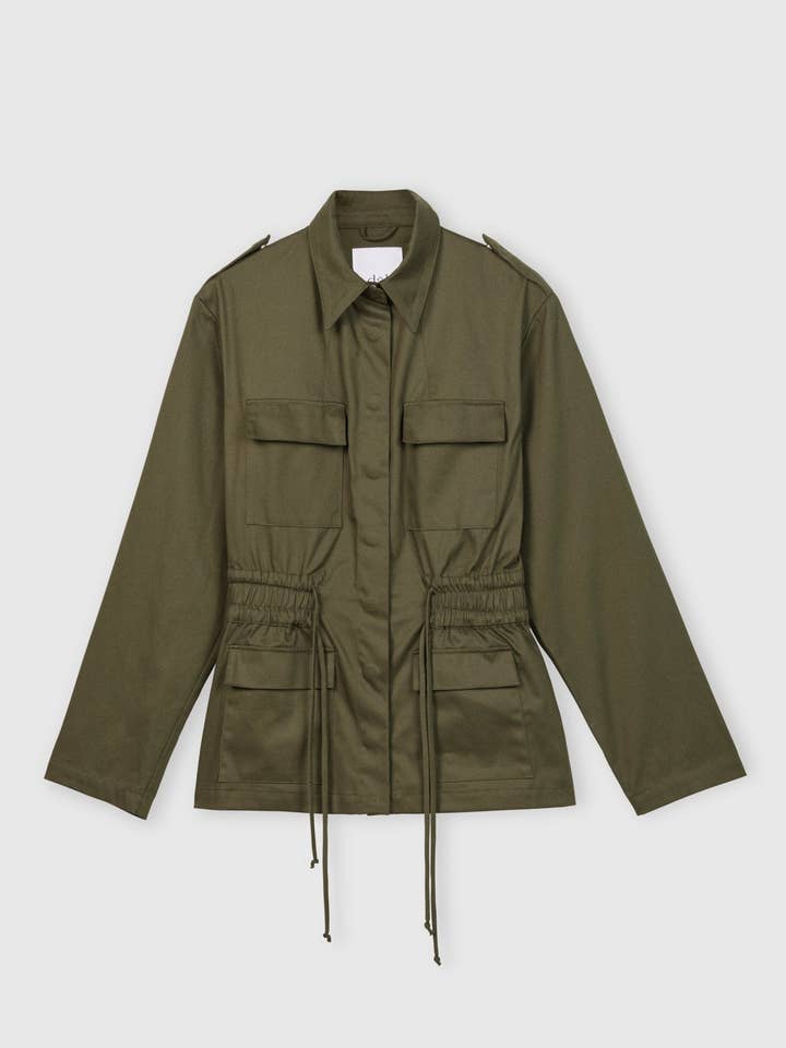 Canvas Cotton Utility Jacket for wholesale by Dāl the Label