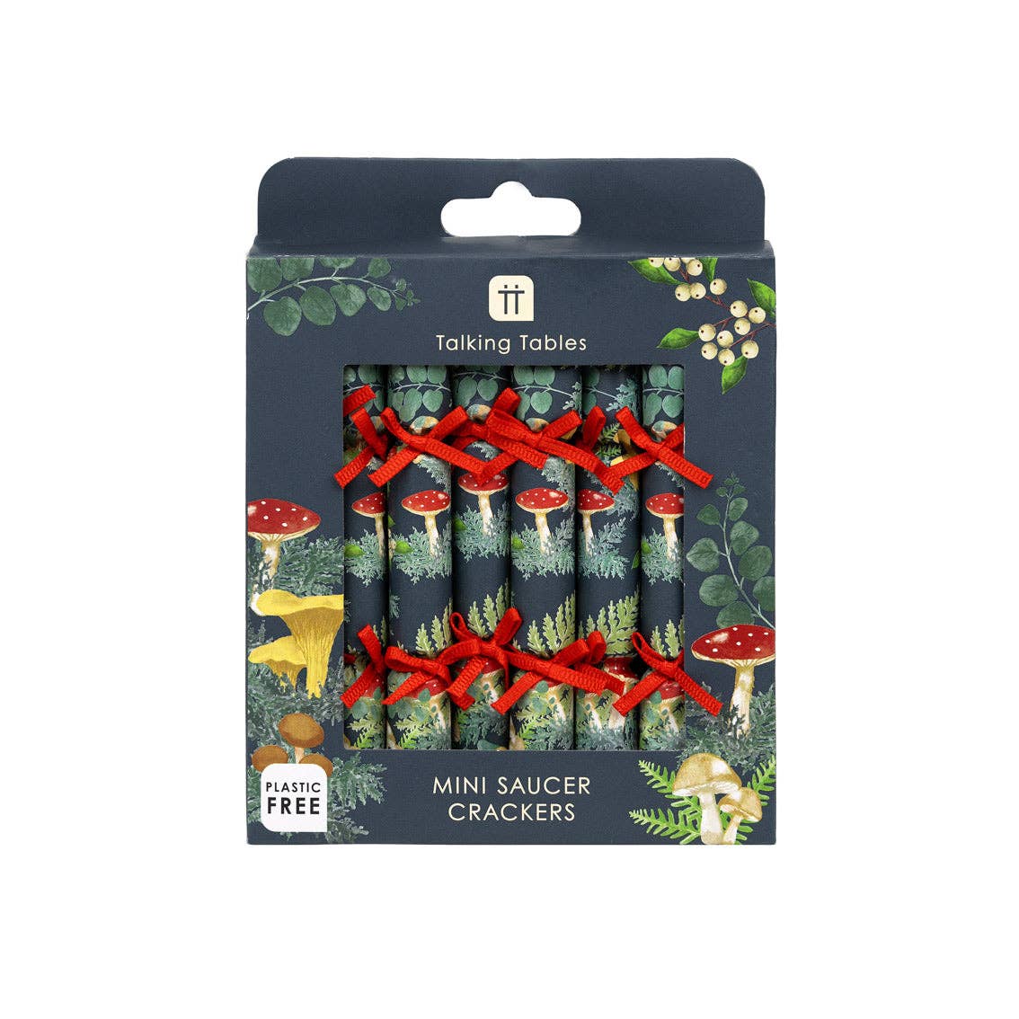 Talking Tables UK - Wholesale Christmas decoration - Forest Mini Christmas Crackers | POS Unit |5