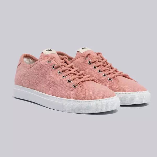 Ekologiska sneakers i hampa Unisex Rosa för wholesale av WAO
