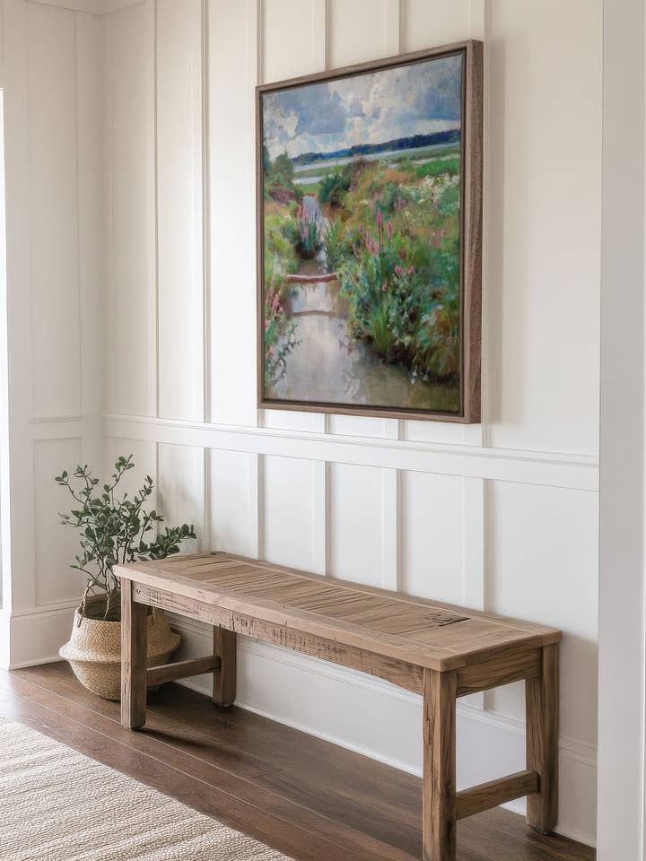 DOUCE RIVIÈRE, canvas wall art print for wholesale by Oleka Canvas