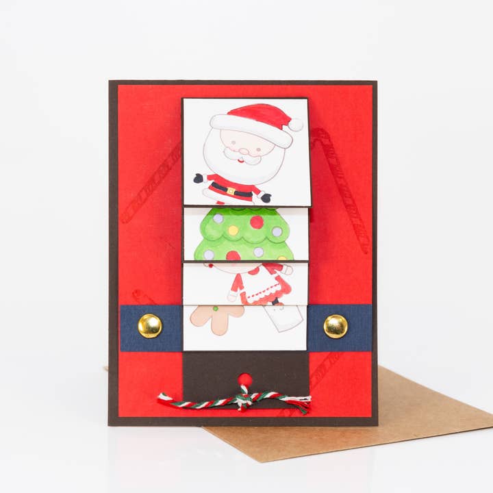 Waterfall Christmas, Santa, Mrs. Claus, Gingerbread for wholesale by Andoria Paper