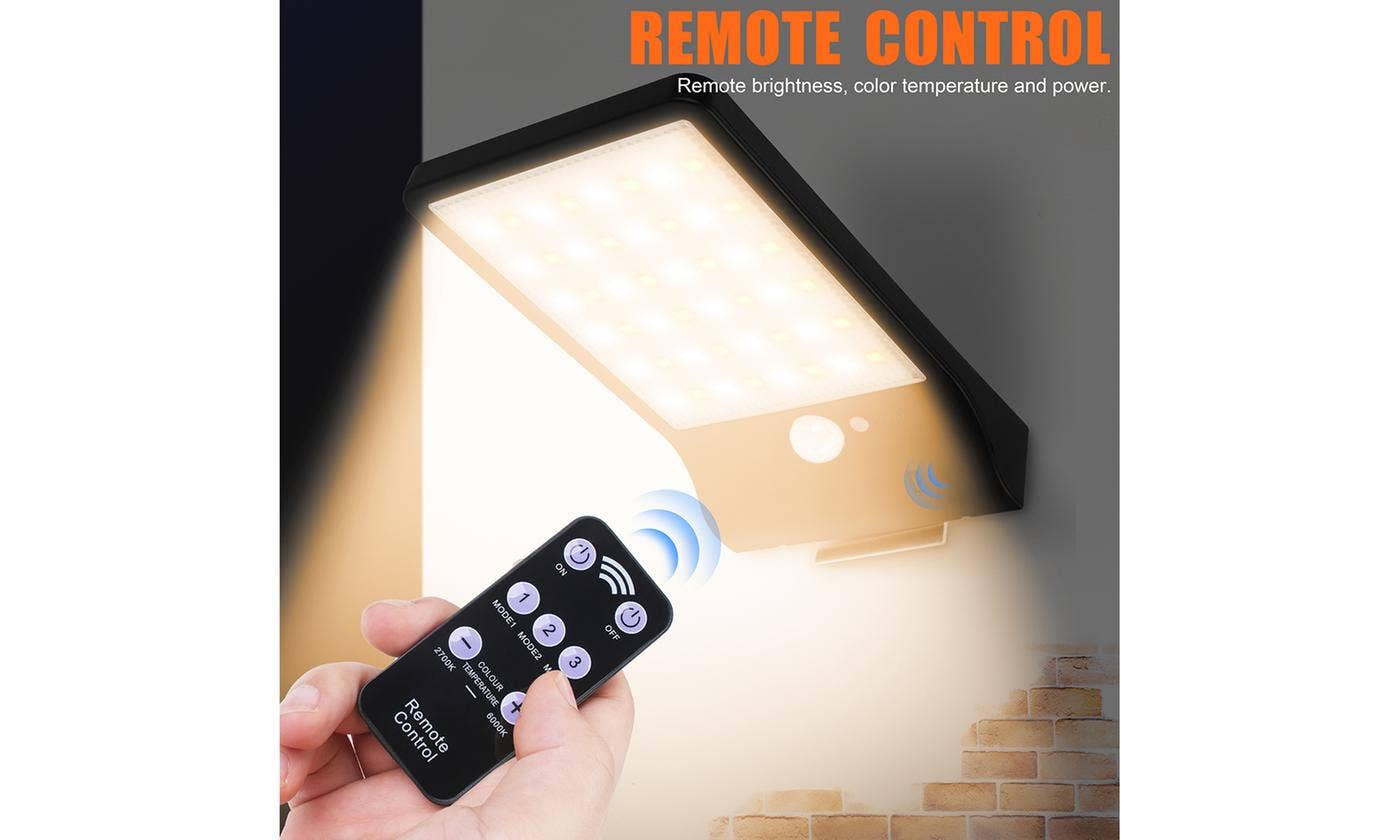 AICase - Wholesale Outdoor/Lawn Light - Waterproof Energy Saving Solar Wall Light Three Modes Induction Remote Control8