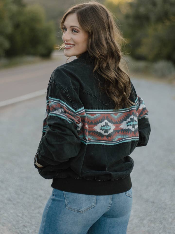 Sterling Kreek - Wholesale Bomber Jacket - Women's - Ninety's Vibes Bomber Jacket1