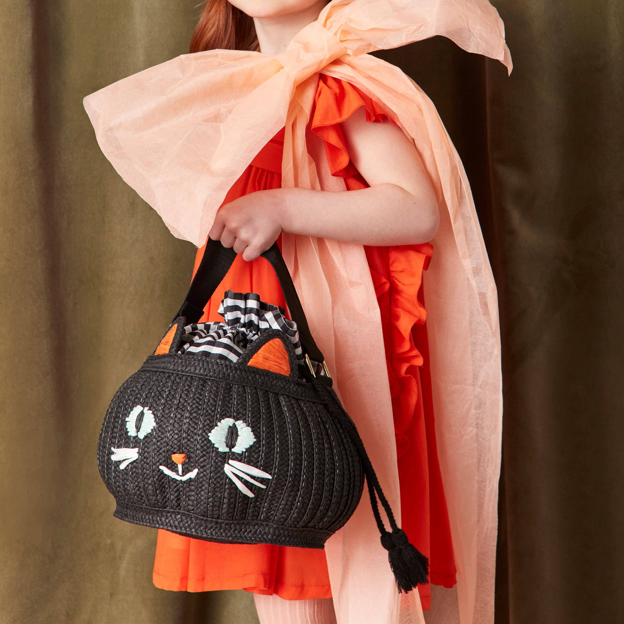 Meri Meri - Wholesale Purse/Bag Accessory - Kids - Trick Or Treat Cat Basket Bag1