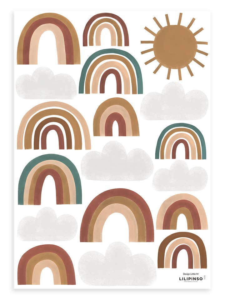 Sunny - Lovely Rainbow Wall Stickers for wholesale by LILIPINSO