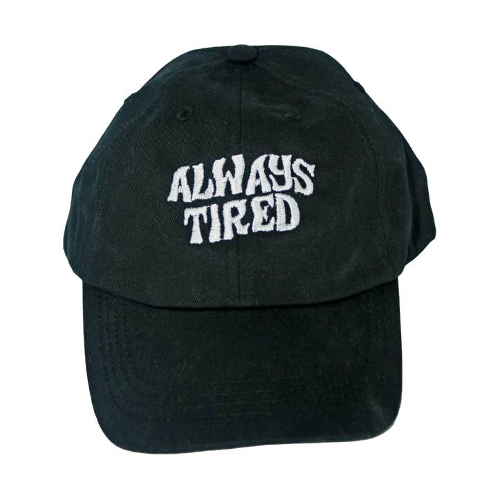 Sempre stanco - Cappellino da papà - Nero per la vendita all'ingrosso da parte di SEPULCRO
