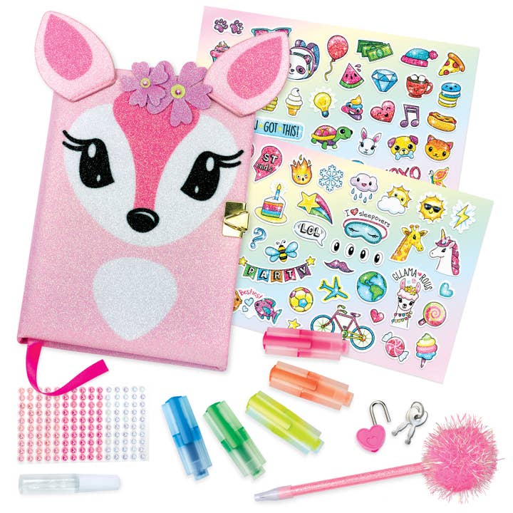 Decorate Your Own Deer Diary DIY Craft Kit for Kids for wholesale by Faber-Castell / Creativity for Kids