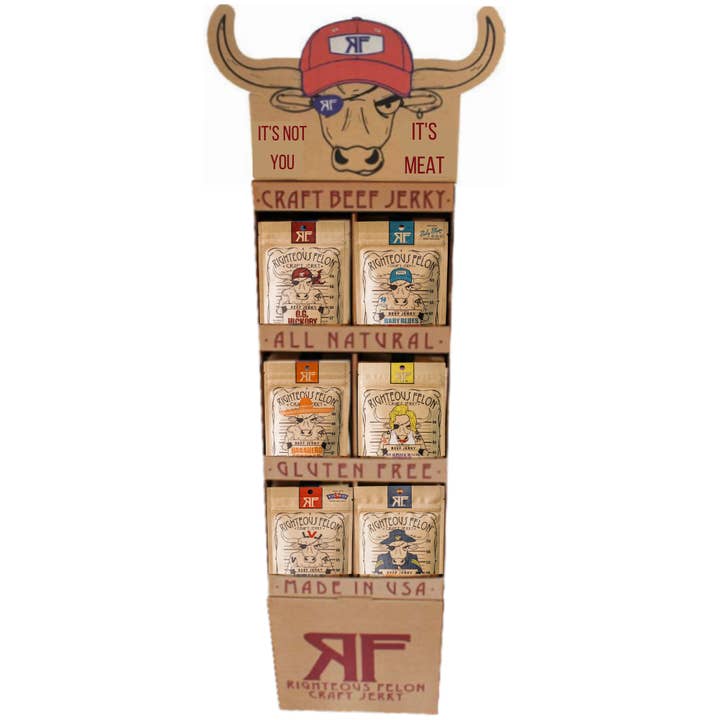Righteous Felon Craft Jerky - Wholesale Jerky - Variety Shipper
