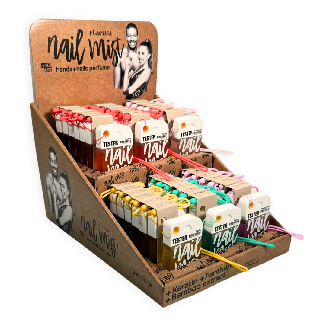 Clarissa - Wholesale Fragrance Set - NAIL MIST Display MIX 2 - 36 pcs. + 6 free testers0