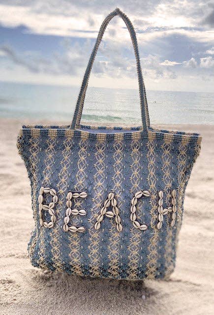 Beach Queen - Wholesale Beach Bag - Belle Blue1