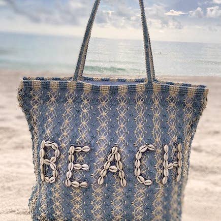 Beach Queen - Wholesale Beach Bag - Belle Blue1