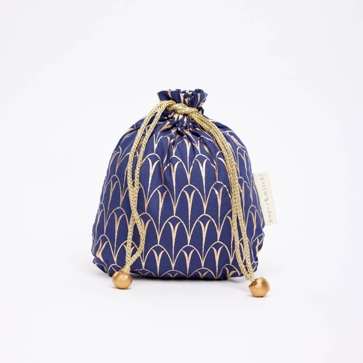 Paper Mirchi - Wholesale Gift Bag - Reusable Fabric Gift Bags Double Drawstring- 2024 Collection