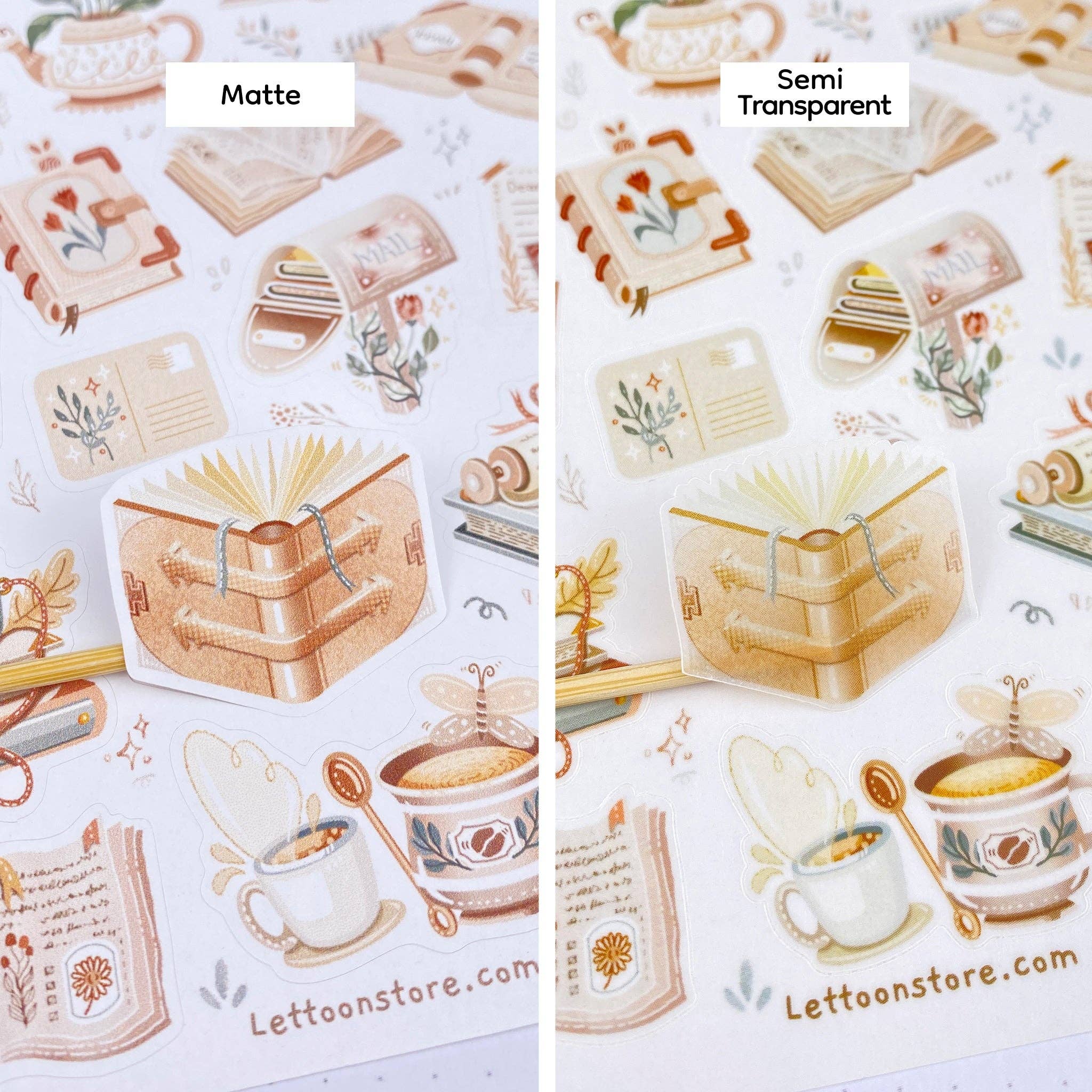 Lettoon – Adesivo por atacado – Folha de Adesivos - Hora da Leitura14