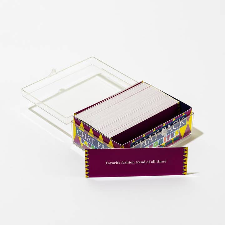 William Randall Publishing - Wholesale Card Game - Chat Pack Favorites Conversation Starter Card Game1