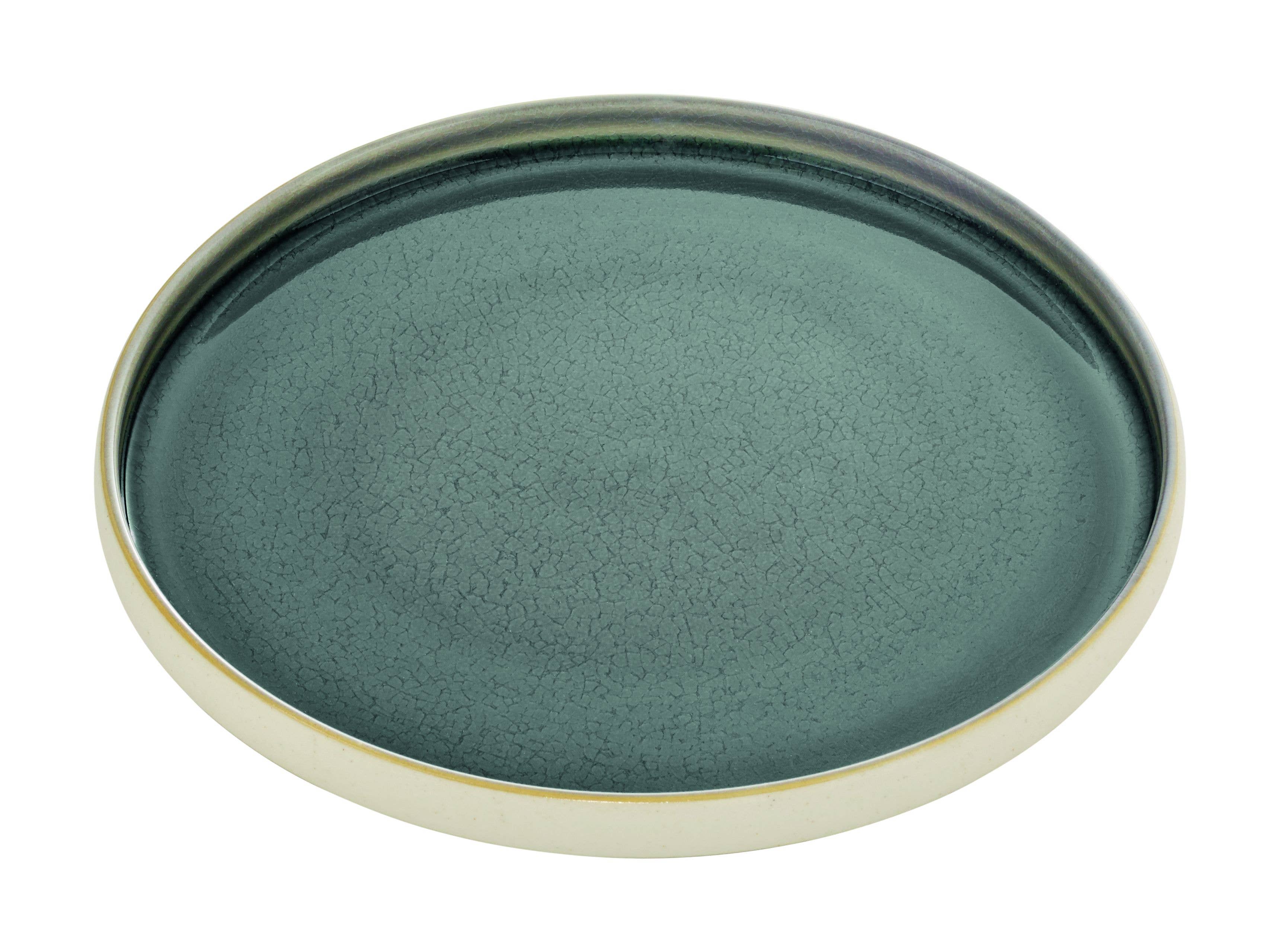 Bauscher Hepp - Wholesale Bowl - 27cm Grey Flat Round Bowl - Nara Collection0