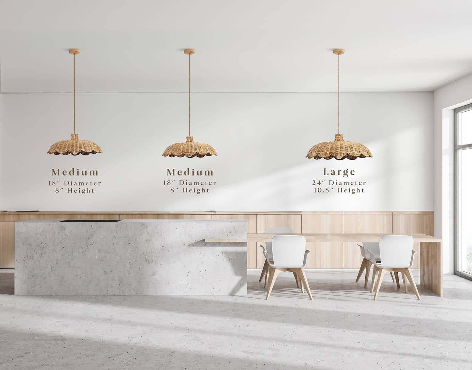 Rowabi - Wholesale Chandelier/Hanging Light - Aurelia Rattan Pendant Light4