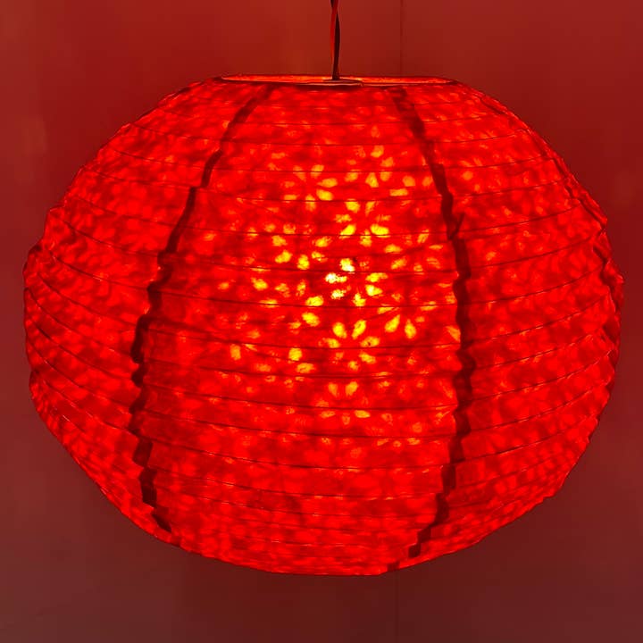 Local Women’s Handicrafts - Wholesale Paper Lantern/Lamp - Lokta Paper Lantern11