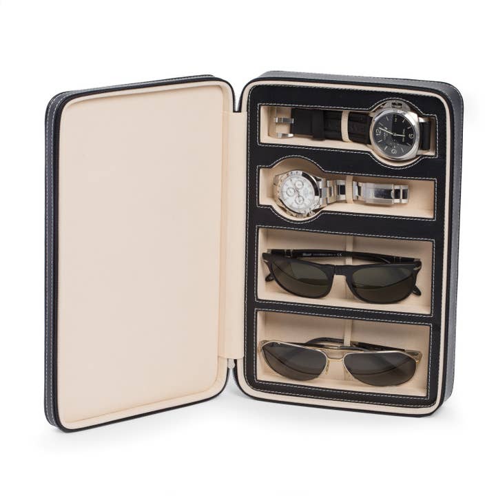 BeyBerk International - Wholesale Travel Set - Francis Watch and Sunglass Travel Case