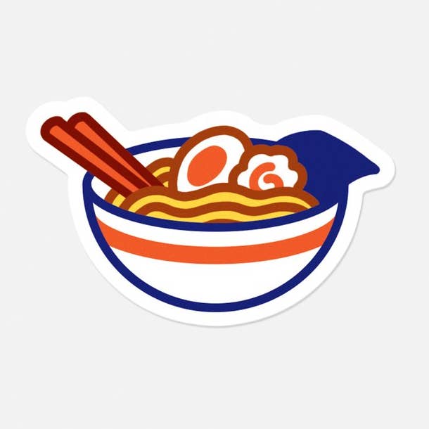„Ramen-Schüssel“ Vinyl-Aufkleber für den Großhandel von Yeaaah! Studio