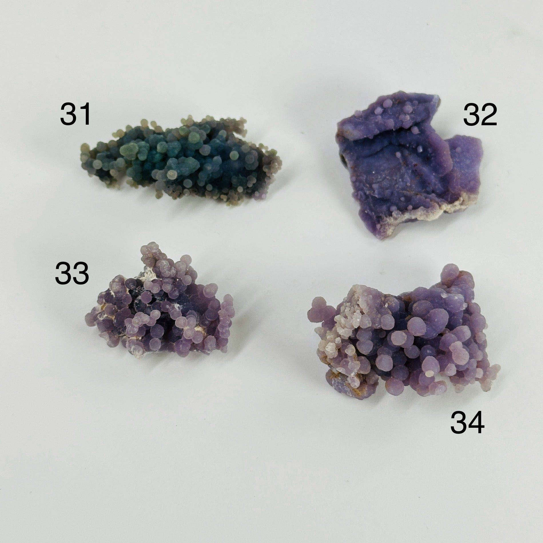 Rock Paradise – Pedra/cristal espiritual por atacado – Cluster de Cristal de Calcedônia Grape Agate - Peça para Colecionadores, Escolha a Sua7