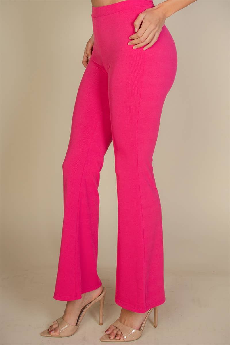 CAPELLA APPAREL - Wholesale Pants - Women's - High Waisted Flare Pants44